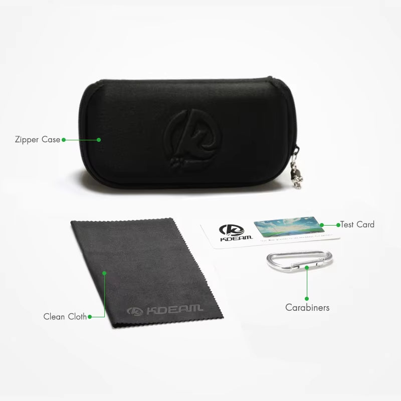 Men'S Polarized Sunglasses Square Casual Outdoors Sun Glasses Women Unisex Sunglass for Couple with Zipper Case